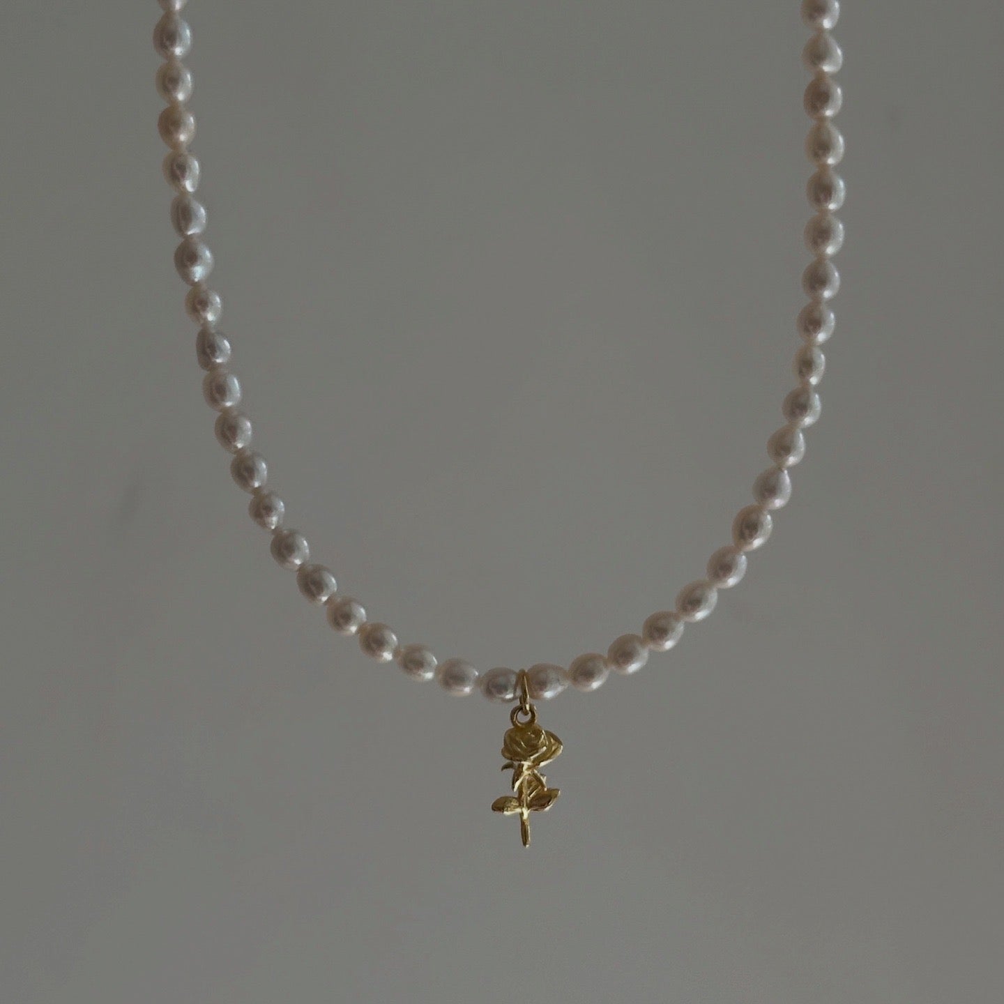 Rose Pearl Necklace