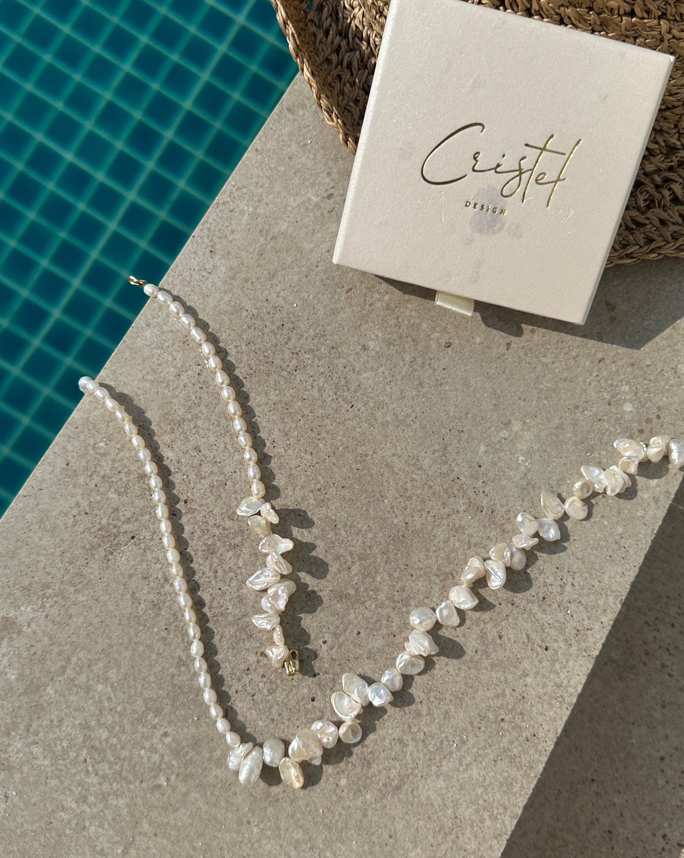 Collana di perle Keshi