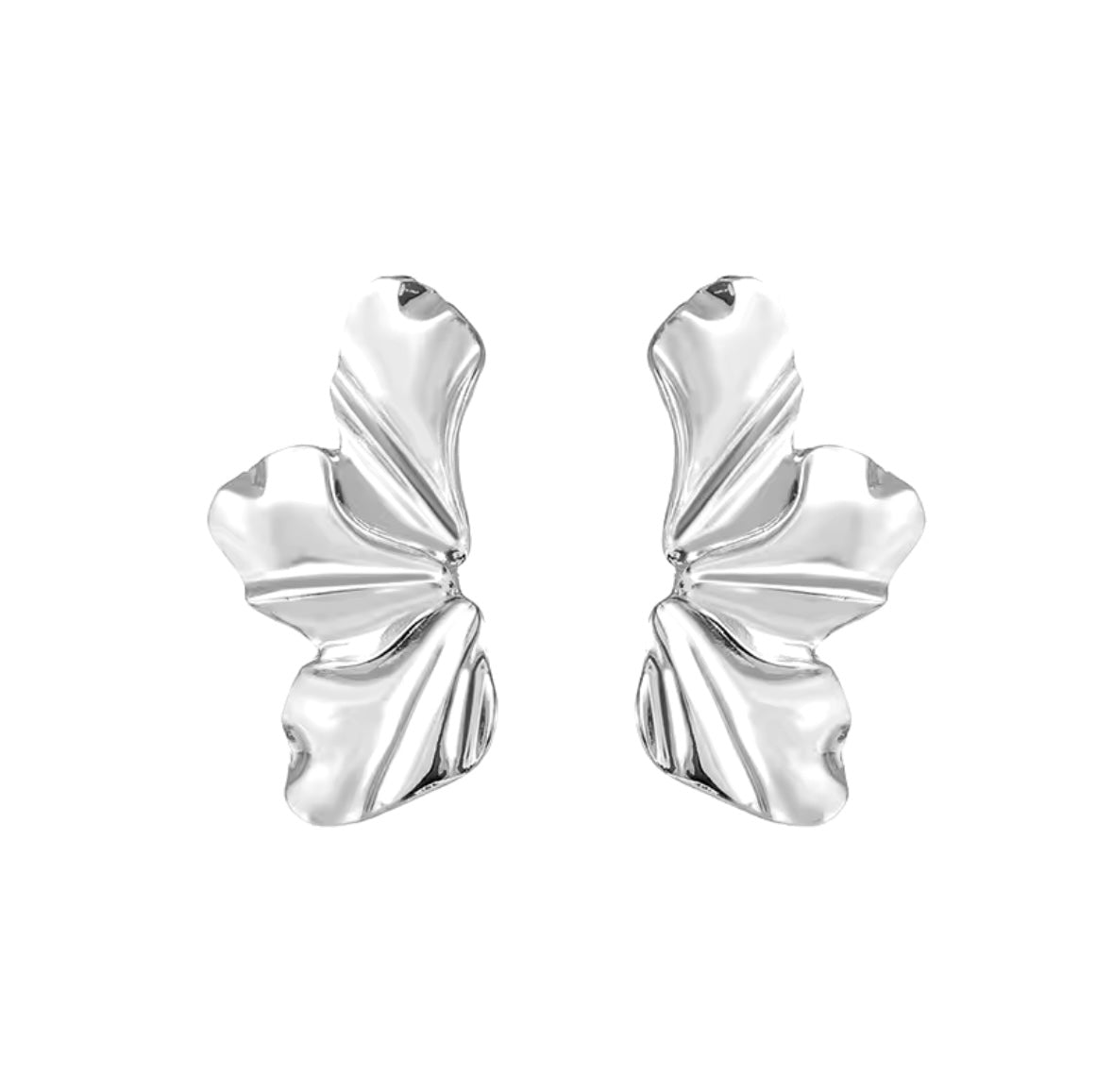 Half Flower Earrings