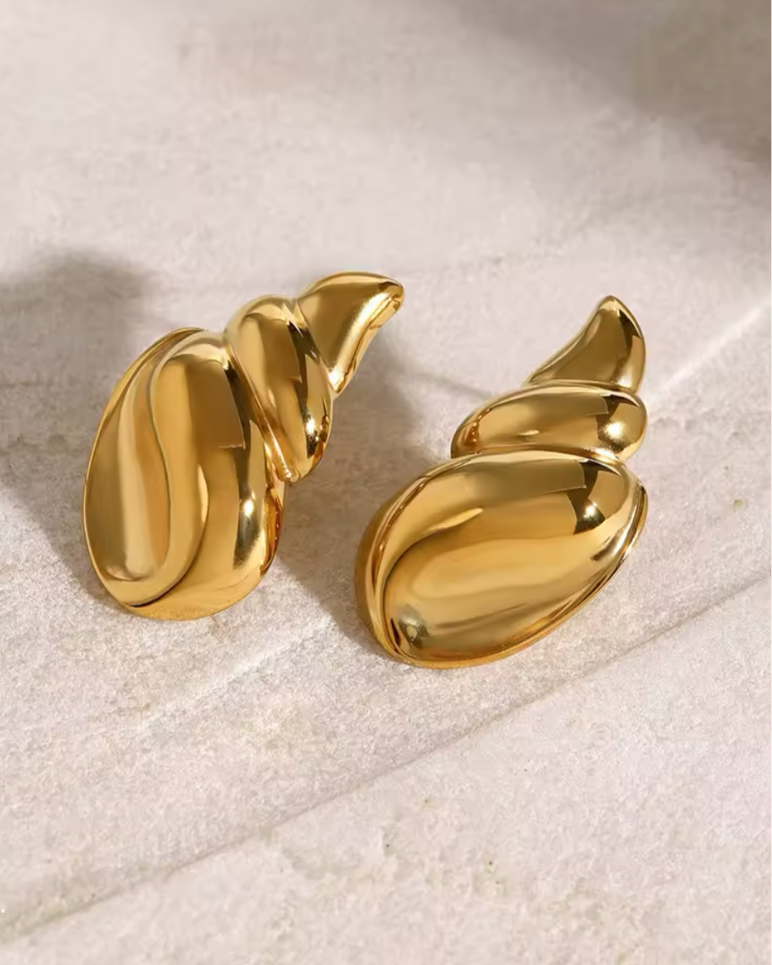 orecchini a conchiglia